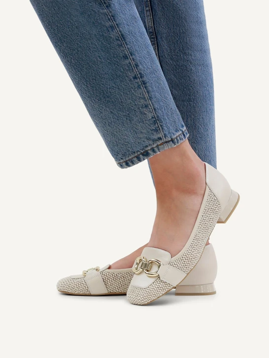 CAPRICE Damen Ballerinas beige