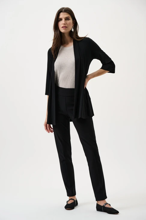 JOSEPH RIBKOFF Damen Strickjacke schwarz