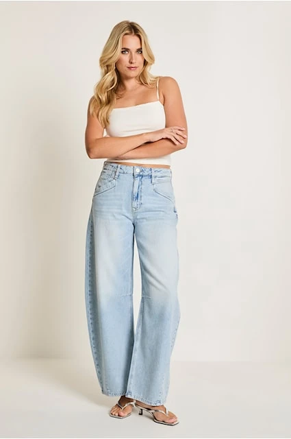 PARAMI BECCA Damenjeans hellblau