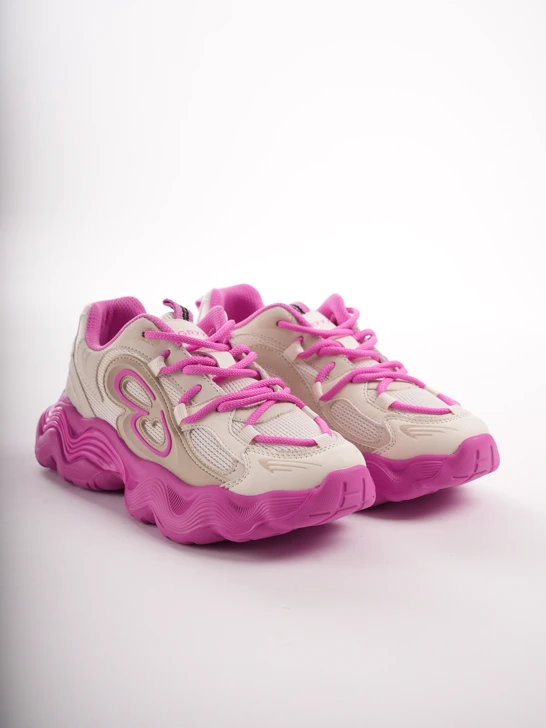 GRYXX Frauen Turnschuhe rosa auf Plattform