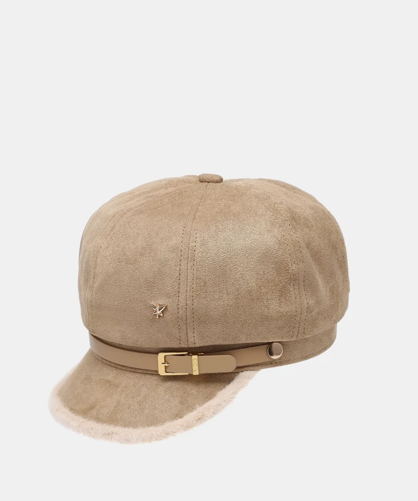 PEPE moll GORRO  Damen-Baskenmütze mit Schirm, hellbraun