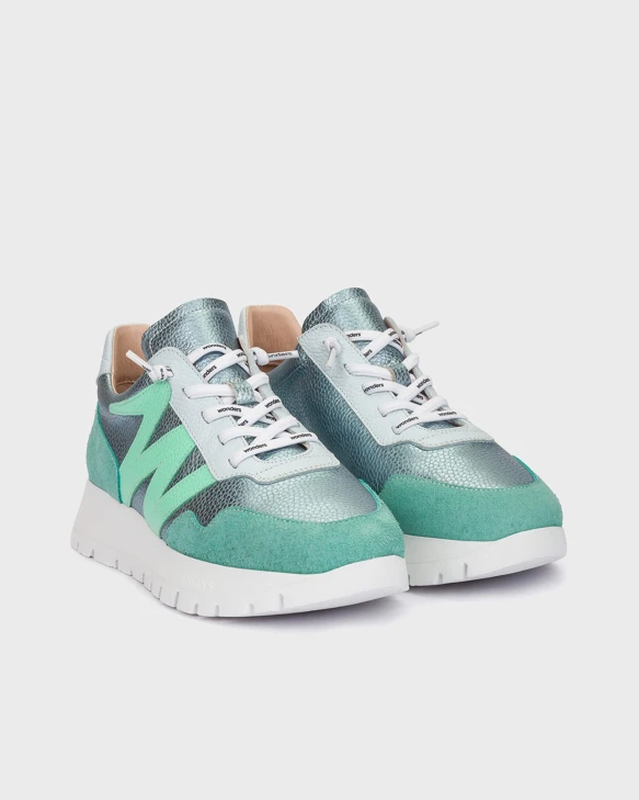 WONDERS Damen Turnschuhe mint
