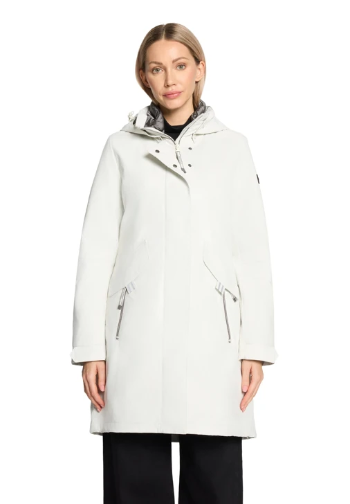 BETTY BARCLAY Damenjacke weiß und grau 3in1