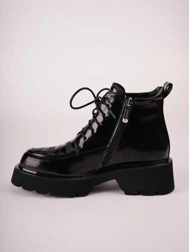 KARISMA Damen-Stiefeletten mit Schnalle, schwarz (3)