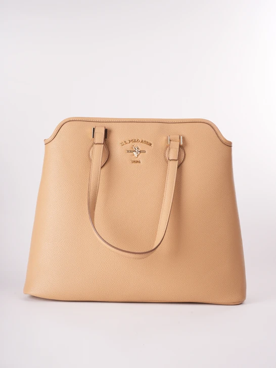 U.S.POLO ASSN. Damenhandtasche groß sand