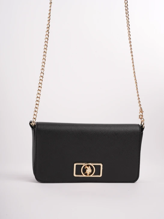 Handtasche U.S. Polo Ceremony Klappe schwarz