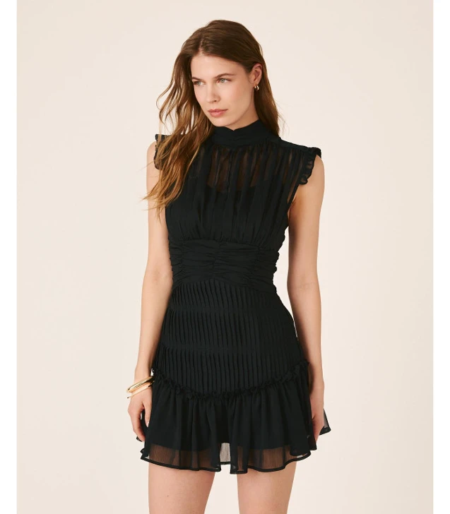 ALMA EN PENA Damen-Minikleid, schwarz, SEDUCE