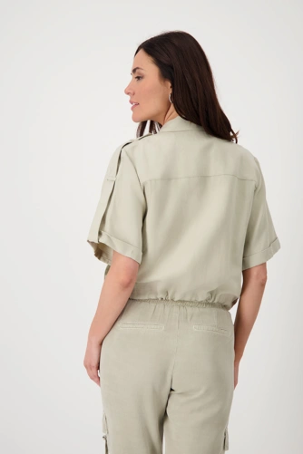 MONARI KENIA Damenbluse helloliv kurzarm (2)