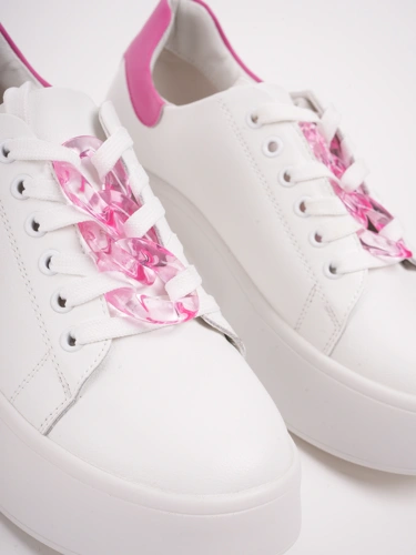 PASS Turnschuhe weiß und rosa (4)