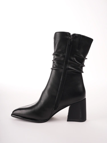 EPICA Damen-Stiefeletten aus schwarzem Leder (4)