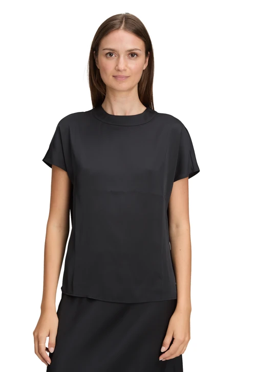 BETTY & CO Damenbluse schwarz