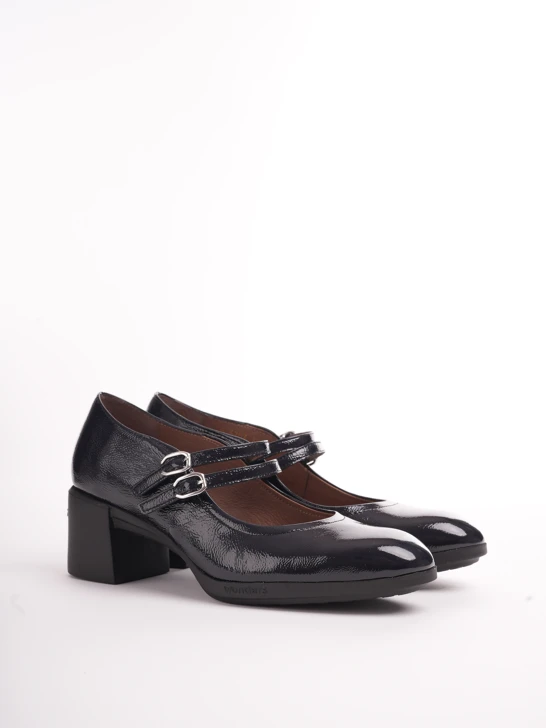 WONDERS Damen Pumps blau lackiert
