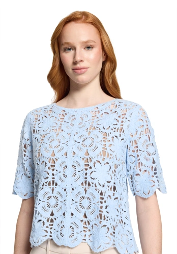 BETTY & CO Damen Pullover hellblau (2)