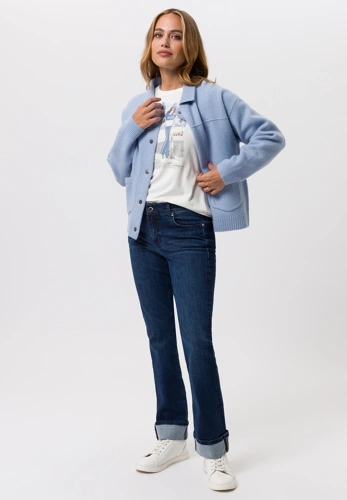 TUZZI ICY EDGE Damen Shirt weiß mit Druck 3/4 Ärmel (3)