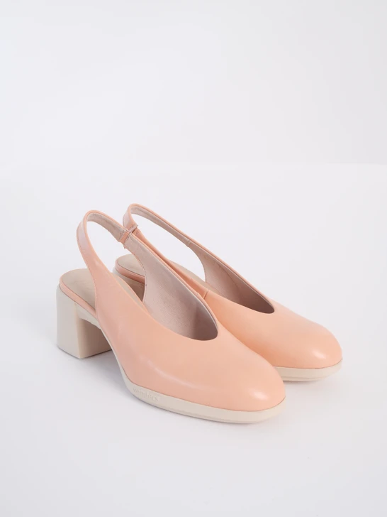 WONDERS Damen Pumps ohne Absatz in Aprikose