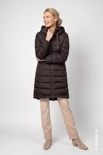 MONARI FASHION SHOW Damenmantel, braun (4)