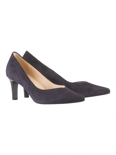HOGL Damenpumps aus blauem Wildleder