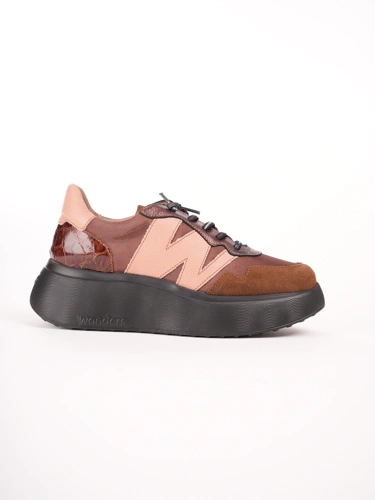 WONDERS Damen Turnschuhe braun (2)