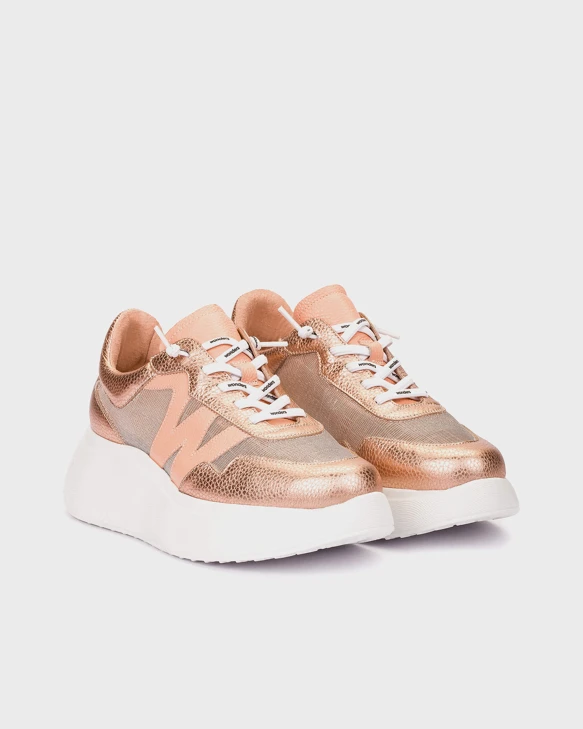 WONDERS Damen Turnschuhe Bronze