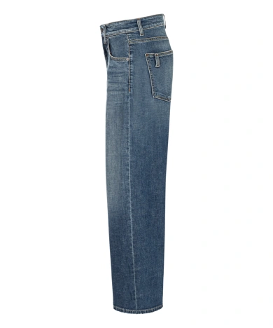 CAMBIO Damenjeans blau verwaschen (2)