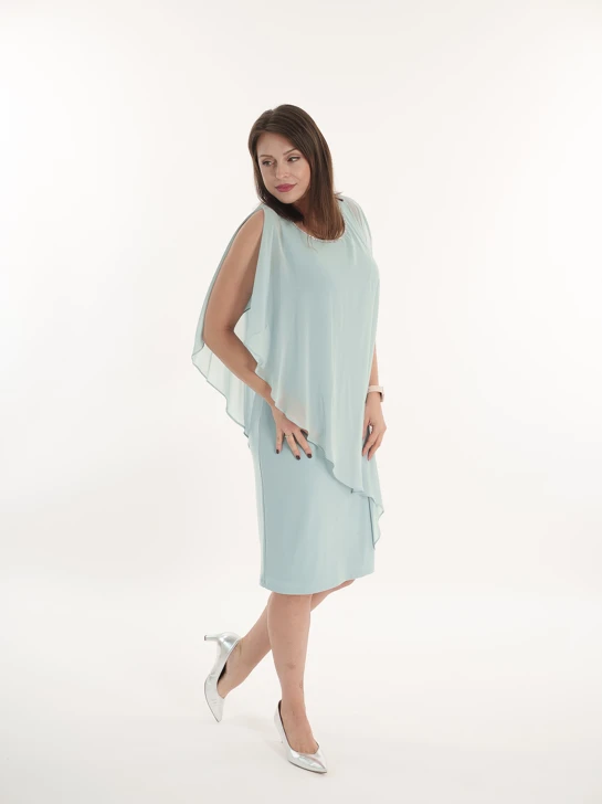 FRANK LYMAN mintfarbenes Abendkleid für Frauen