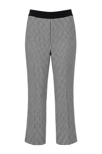 FRANK WALDER Damenhose, schwarz-weiß mit Pepito-Muster, mit Gummizug (4)