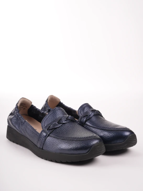 CAPRICE Damen blaue Slipper