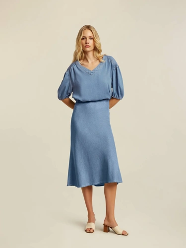 BEAUMONT Damenbluse Denim (1)