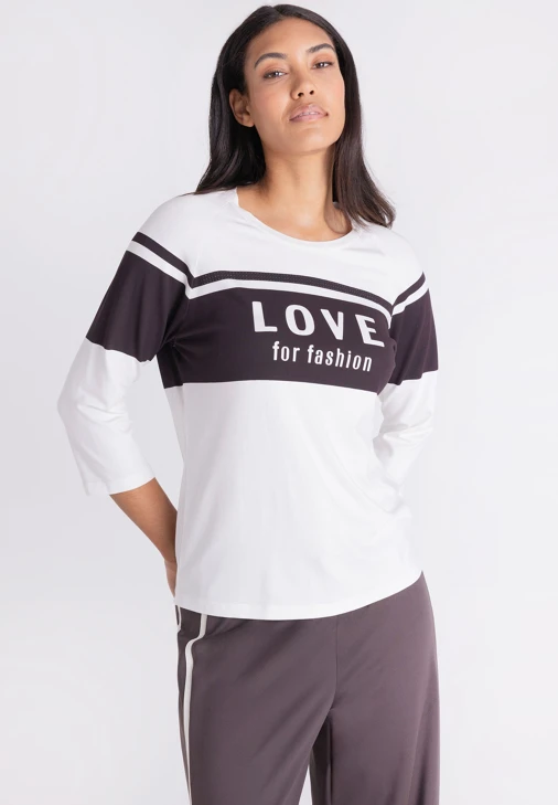 TUZZI CHOCOLATE Damen-T-Shirt „LOVE for fashion“