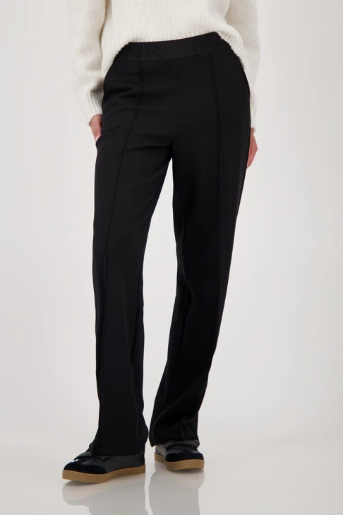 MONARI FASHION CONTRASTS Damenhose schwarz