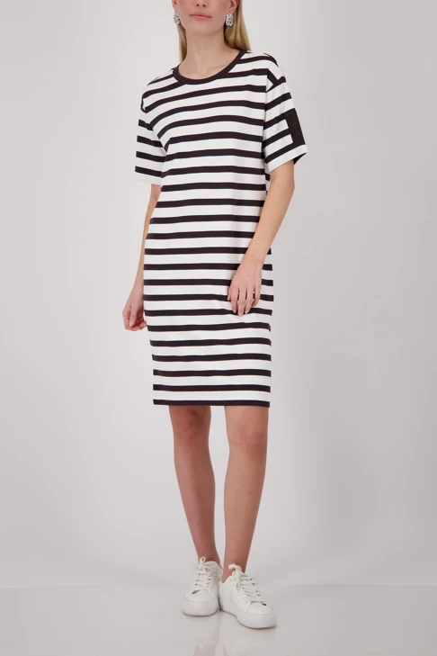 MONARI NAIROBI Damenkleid in weiß-braunen Streifen
