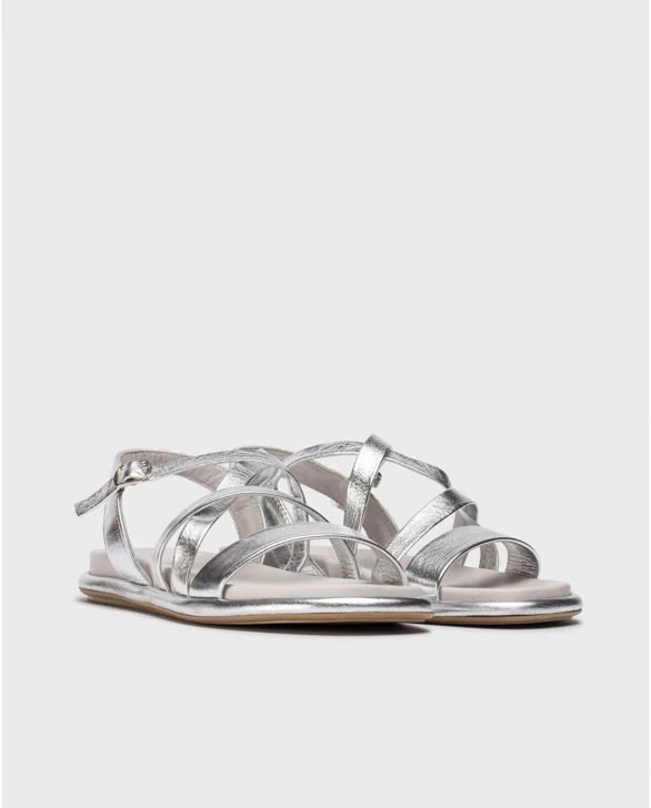 WONDERS Damen Sandalen silber
