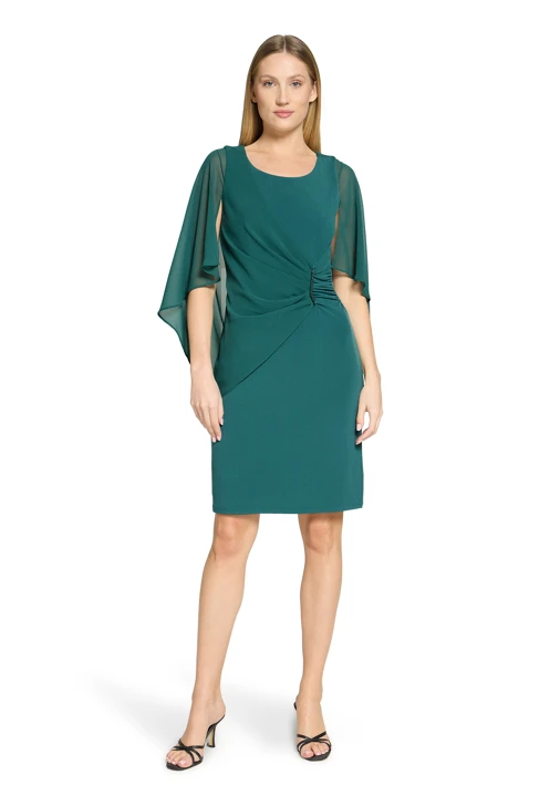 VERA MONT Damen grünes formelles Kleid mit Schnalle
