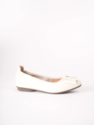 PASS Damen Ballerinas mit Schnalle beige (2)