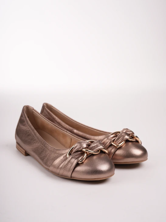 CAPRICE Damen Ballerinas bronze
