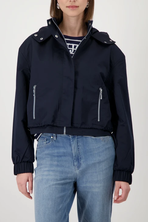 MONARI HAMPTONS Damenjacke dunkelblau mit Kapuze