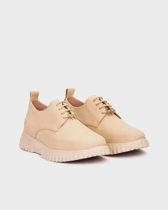 WONDERS Damen Halbschuhe beige