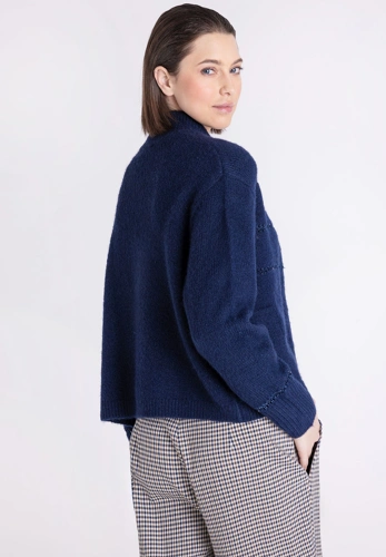 TUZZI NORDIC DUN Damenpullover, dunkelblau (3)