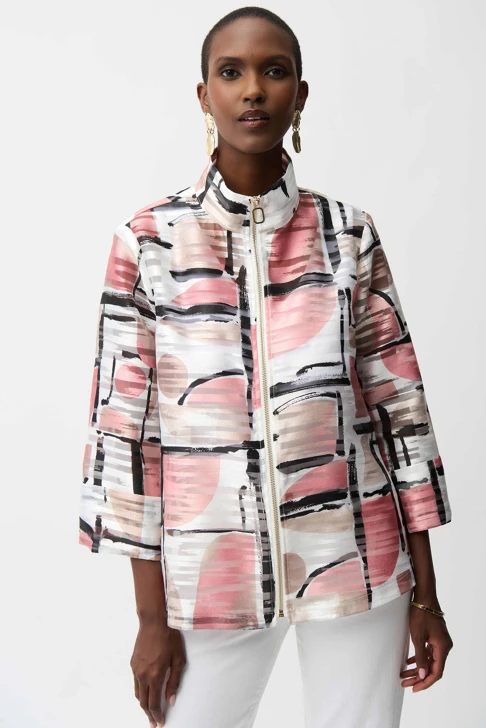 JOSEPH RIBKOFF Damenjacke rose gold transluzent