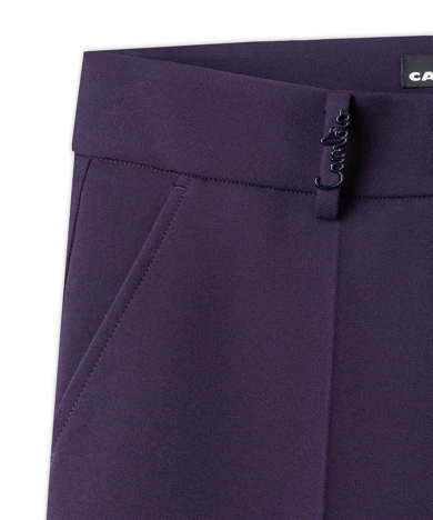 CAMBIO FRANCE Damenhose in Dunkelviolett (2)