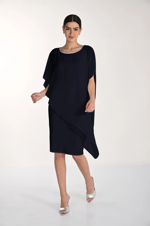 FRANK LYMAN Damen Kleid dunkelblau formal