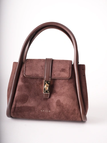 EPICA Damenhandtasche, klein, braun
