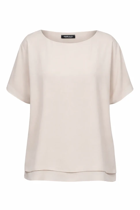 FRANK WALDER Damenbluse beige