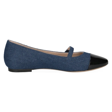 CAPRICE Damen Ballerinas blau (1)