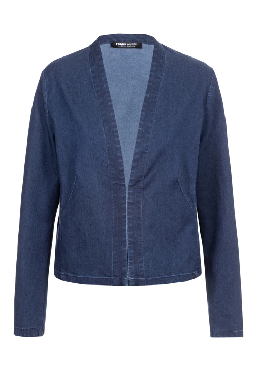 FRANK WALDER Damen Strickjacke dunkelblau