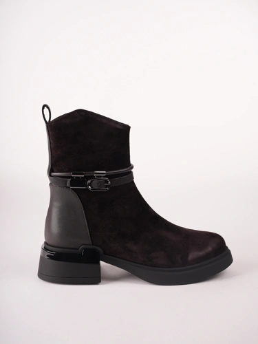 EPICA Damen-Stiefeletten aus braunem Wildleder (2)
