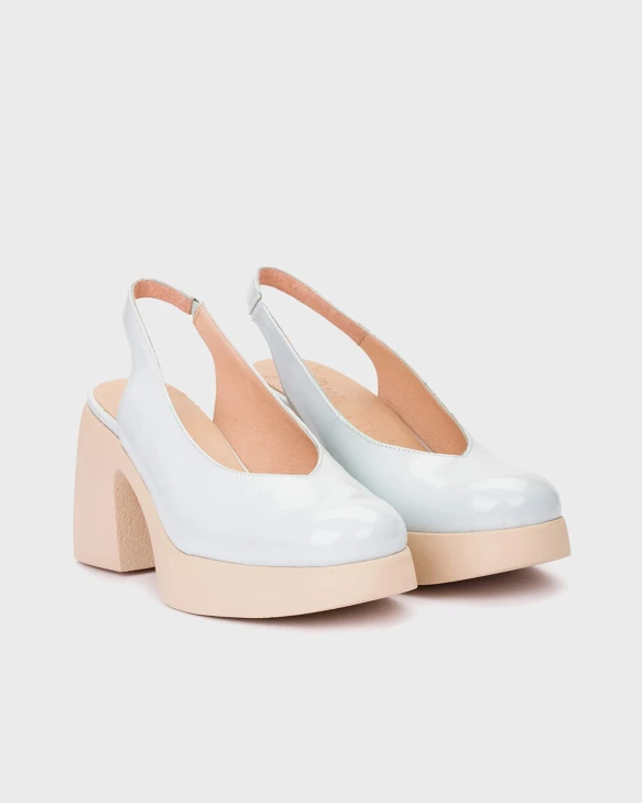 WONDERS Damen Pumps mit leerem Absatz blau